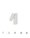 NOTTE * APLIQUE LECTOR MINI GU10 - BLANCO